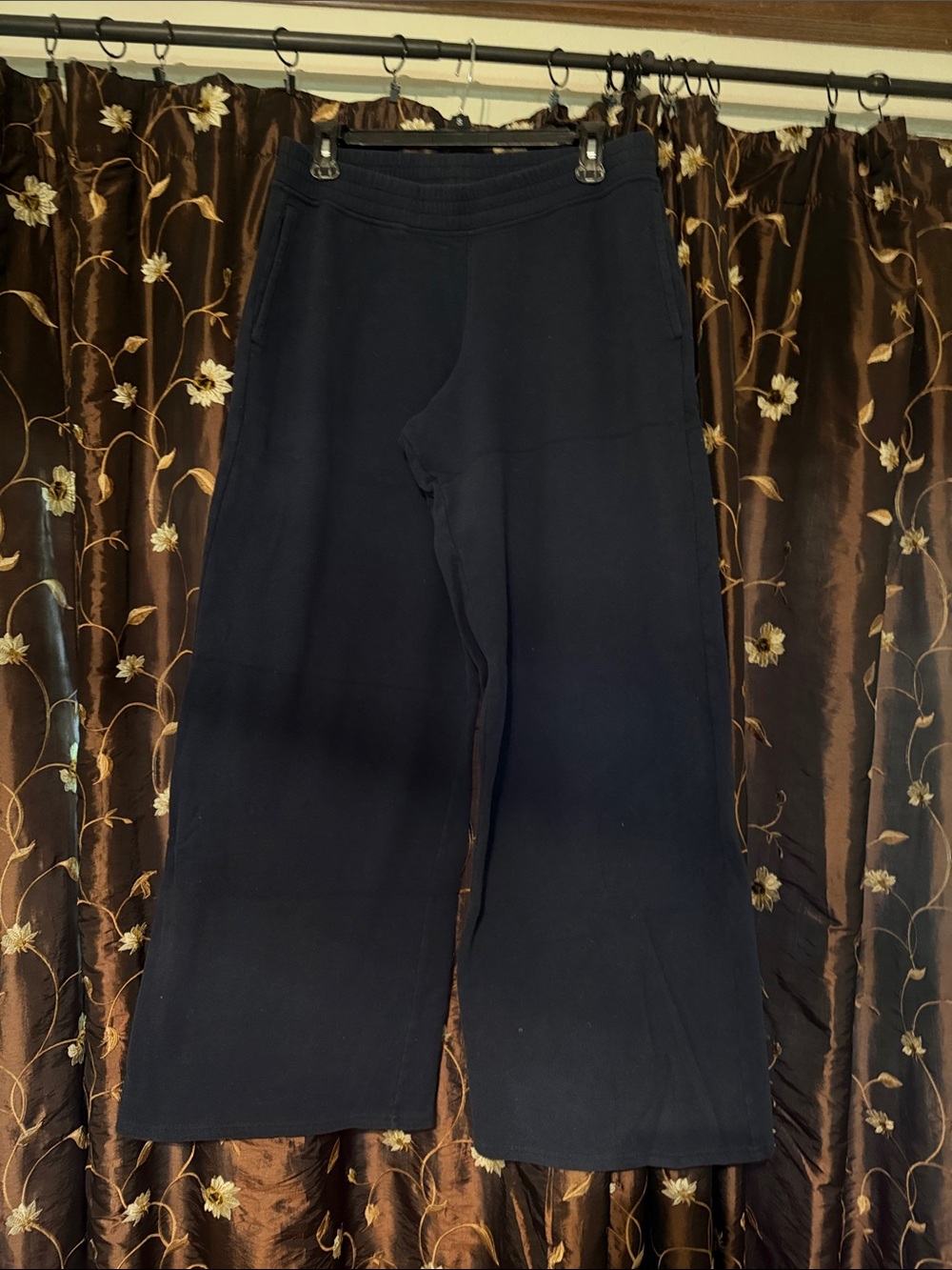 Women’s Hollister Wide Leg Navy Sweatpants